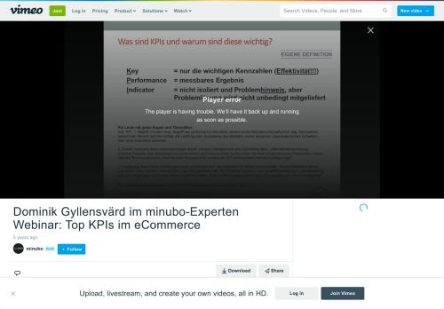 
                            13. Dominik Gyllensvärd im minubo-Experten Webinar: Top KPIs im ...