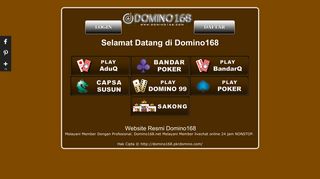 
                            5. Domino 168, Link Alternatif www.Domino168.com, Login Domino168