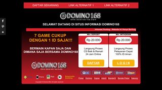 
                            9. Domino168 | Login Domino168 | Daftar Domino168 | Link Alternatif ...