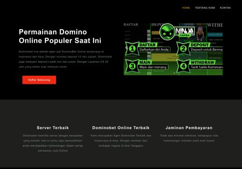 
                            2. DominoBet » Login Domino bet