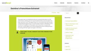 
                            8. Domino's Franchisee Extranet – slicedbread | sharedo