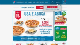 
                            13. Domino's Pizza: A Tua Pizzaria do Bairro, Também Online