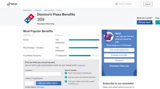 
                            13. Domino's Pizza Benefits & Perks | PayScale