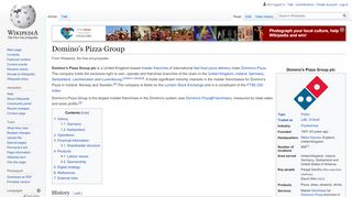 
                            13. Domino's Pizza Group - Wikipedia