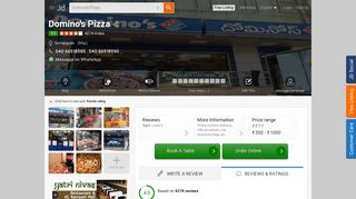 
                            11. Dominos Pizza in Somajiguda, Hyderabad | G S Mall | Order Pizza ...