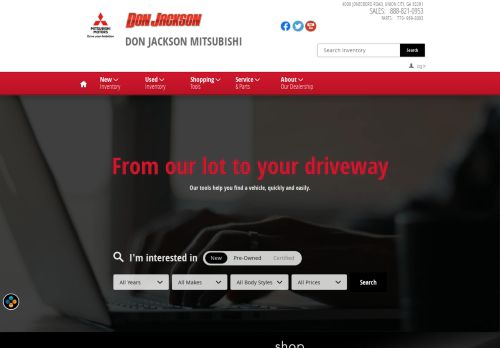 
                            9. Don Jackson Mitsubishi | Atlanta Area New and Used Car Dealer
