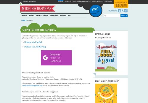 
                            12. Donate - Action for Happiness