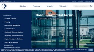 
                            1. Donau-Universität Krems - die Universität für Weiterbildung