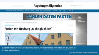 
                            6. Donauwörth/Rain: Fusion mit Neuburg „nicht glücklich“ - Nachrichten ...