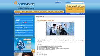 
                            2. DongA Bank - Chi hộ lương cho nhân viên