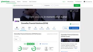 
                            10. Donnelley Financial Solutions (DFIN) Reviews | Glassdoor