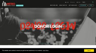 
                            13. Donor Login · Metro World Child