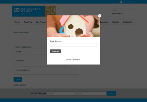 
                            7. Donors login | SOS Children's Villages Lebanon