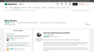 
                            11. Don't be fooled by the word 'Dive' - Traveller Reviews - Dive Vava'u ...