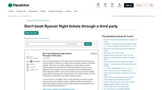 
                            7. Don't book Ryanair flight tickets through a third party - Air ...