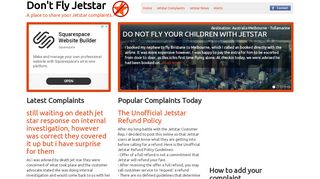 
                            13. Don't Fly Jetstar | A place to share your Jetstar complaints.