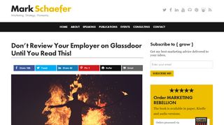 
                            6. Don't Review Your Employer on Glassdoor Until You Read This!