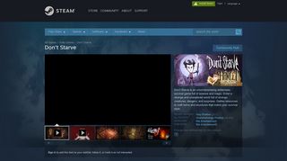 
                            9. Don't Starve on Steam