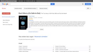 
                            5. Don't Worry (It's Safe to Eat): The True Story of GM Food, BSE and ...