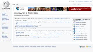 
                            12. Doodle Army 2: Mini Militia - Wikipedia