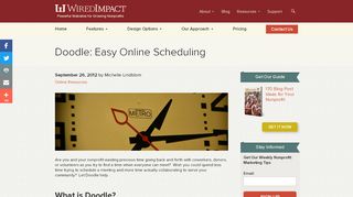 
                            13. Doodle: Easy Online Scheduling - Wired Impact