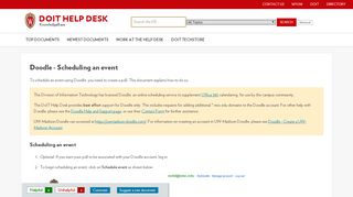 
                            7. Doodle - Scheduling an event - UW-Madison