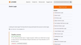
                            12. Dootv Login - Your Ultimate Gateway to Login into any Website!