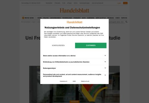 
                            8. Doping: Uni Freiburg veröffentlicht Klümper-Studie - Handelsblatt