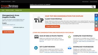 
                            5. Doplim Manage and Login Profile on CrowdReviews.com