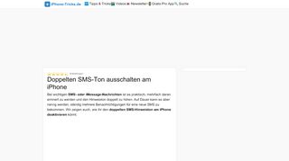 
                            6. Doppelten SMS-Ton ausschalten am iPhone - So geht's!