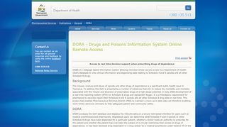 
                            13. DORA - Drugs and Poisons Information System Online Remote ...