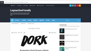 
                            9. Dork Bypass Admin - LuqmanSeoFriendly