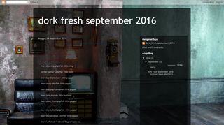 
                            12. dork fresh september 2016