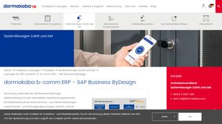 
                            13. dormakaba - b-comm ERP 5 SAP Business ByDesign