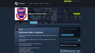 
                            9. Dormnet dota 2 çözümü :: Bilkent Community - Steam Community