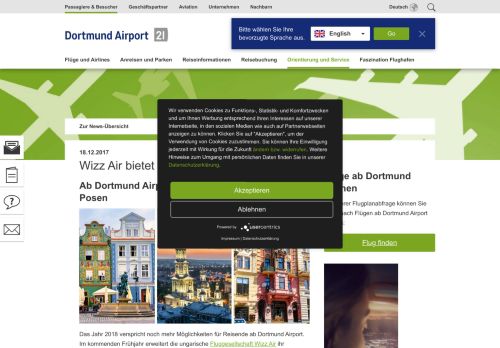 
                            11. Dortmund Airport NEWS: Neue Ziele mit Wizz Air