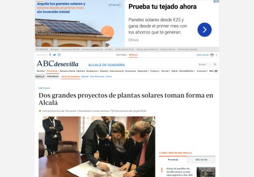 
                            12. Dos grandes proyectos de plantas solares toman forma en Alcalá