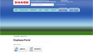 
                            8. Dosch Pharmaceuticals Pvt Ltd: Employee Portal