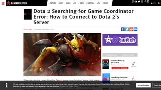 
                            11. Dota 2 Searching for Game Coordinator Error: How to ...