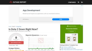 
                            12. Dota 2 Servers Down? Service Status, Outage Map, Problems History ...