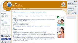 
                            7. Dote Sport: un contributo da Regione Lombardia per lo sport dei tuoi ...