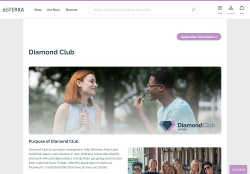 
                            3. dōTERRA - Diamond Club : Login