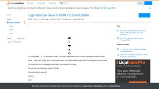 
                            13. dotnetnuke - Login module issue in DNN 7.0.3 and Safari - Stack ...