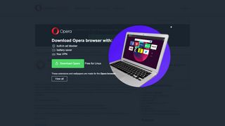 
                            13. DotVPN - better than VPN extension - Opera add-ons