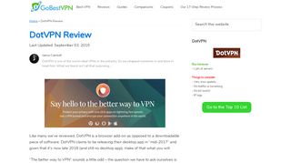 
                            9. DotVPN Review (TESTED and FAILED) | GoBestVPN.com