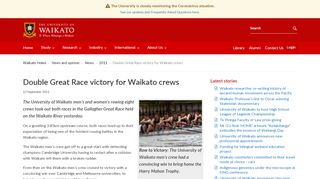 
                            12. Double Great Race victory for Waikato crews - News and Opinion ...