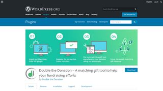 
                            5. Double the Donation – A matching gift tool to help your fundraising ...