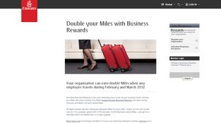 
                            2. Double your Miles with Business Rewards - Emirates