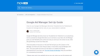 
                            10. DoubleClick For Publishers Set-Up Guide | novi AMS Help Center