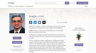 
                            10. Douglas Card | Obituary | The Daily Star